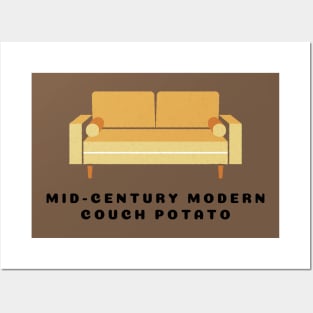 Mid-Century Modern Couch Potato Posters and Art